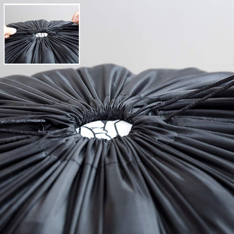 IWEIK Multipurpose Extra Large Laundry Bag Storage Bag (43"x55", Black) - Image 2